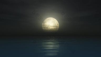 完整的月亮<strong>海洋</strong>